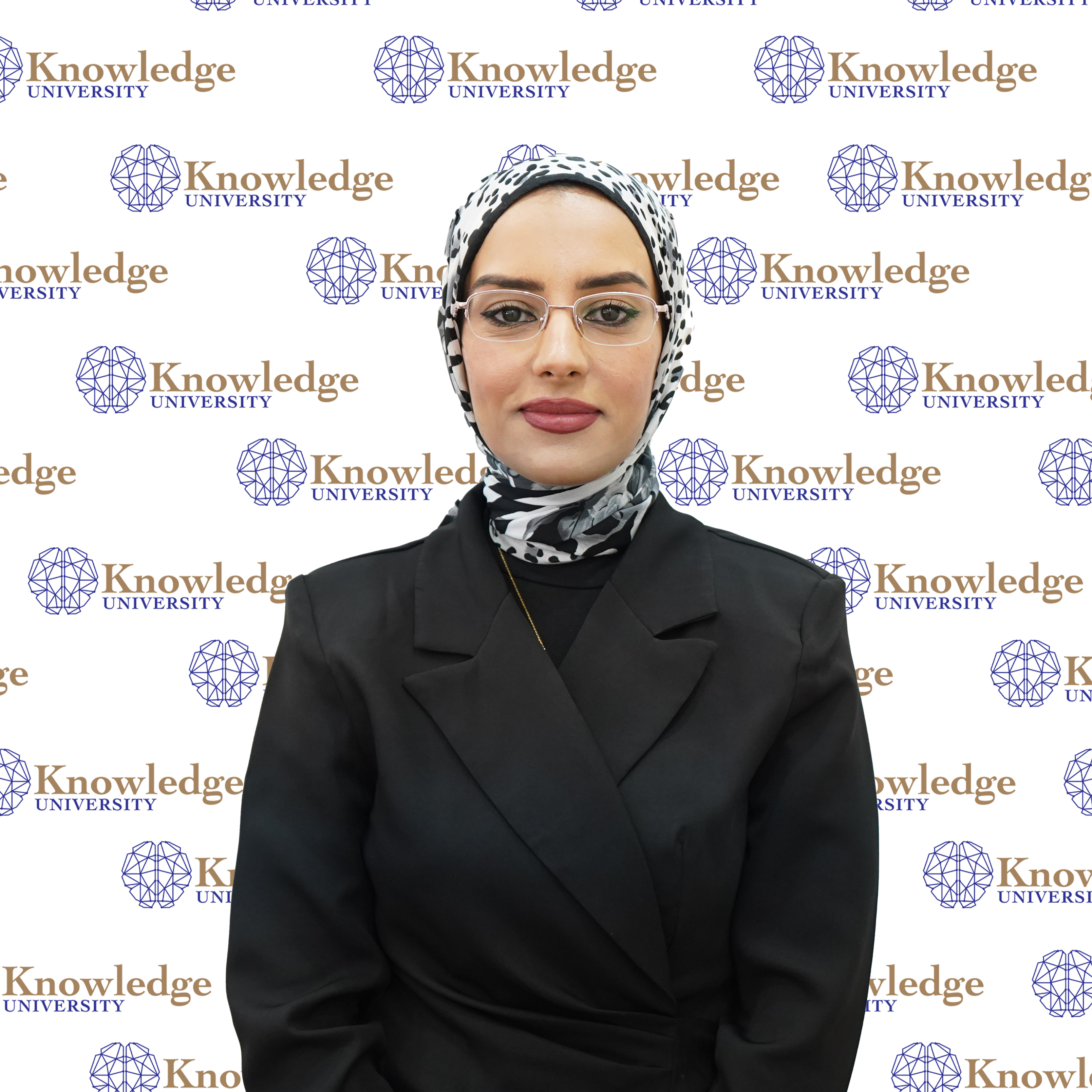 Zakia Abdalmnem Qoja, member of quality Assurance at knowledge university