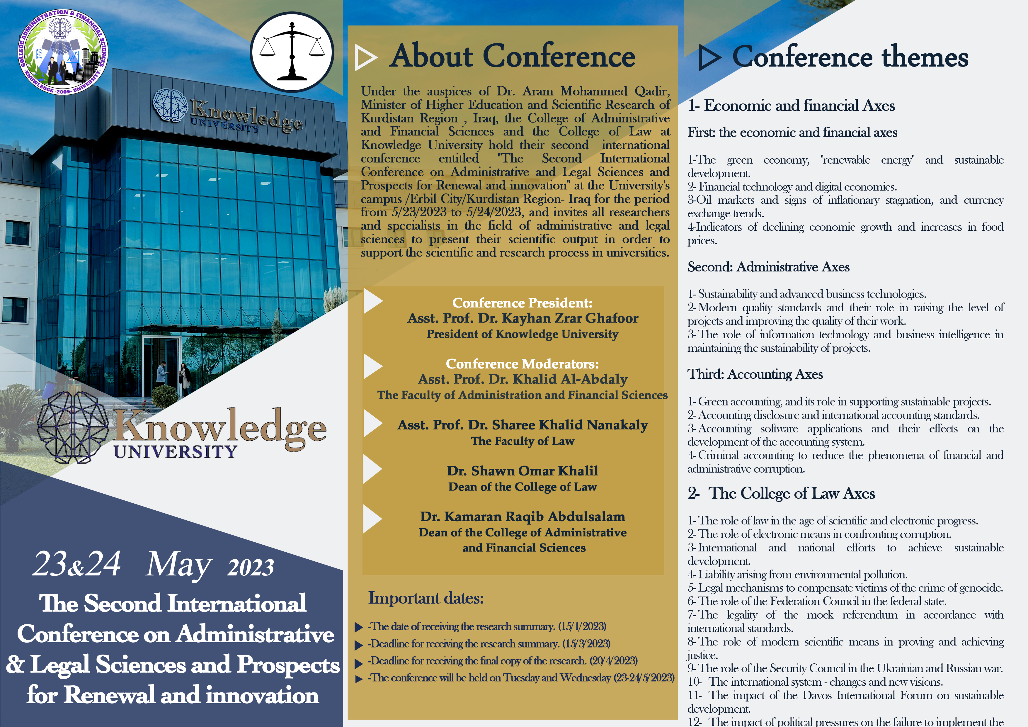 Second International Conference on Administrative and Legal  Sciences and Prospects  for Renewal and Innovation