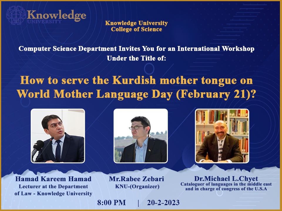 How to serve the Kurdish mother tongue on World Mother Language Day February 21?