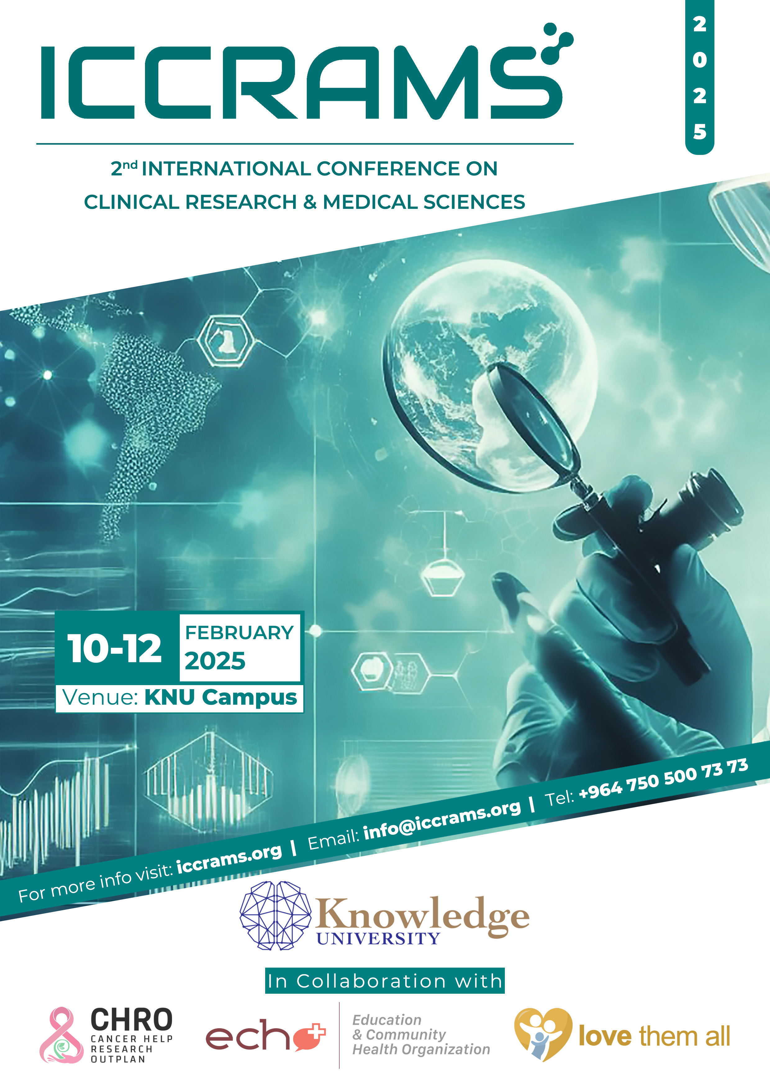 ICCRAMS: 2nd International Conference on Clinical Research and Medical Sciences