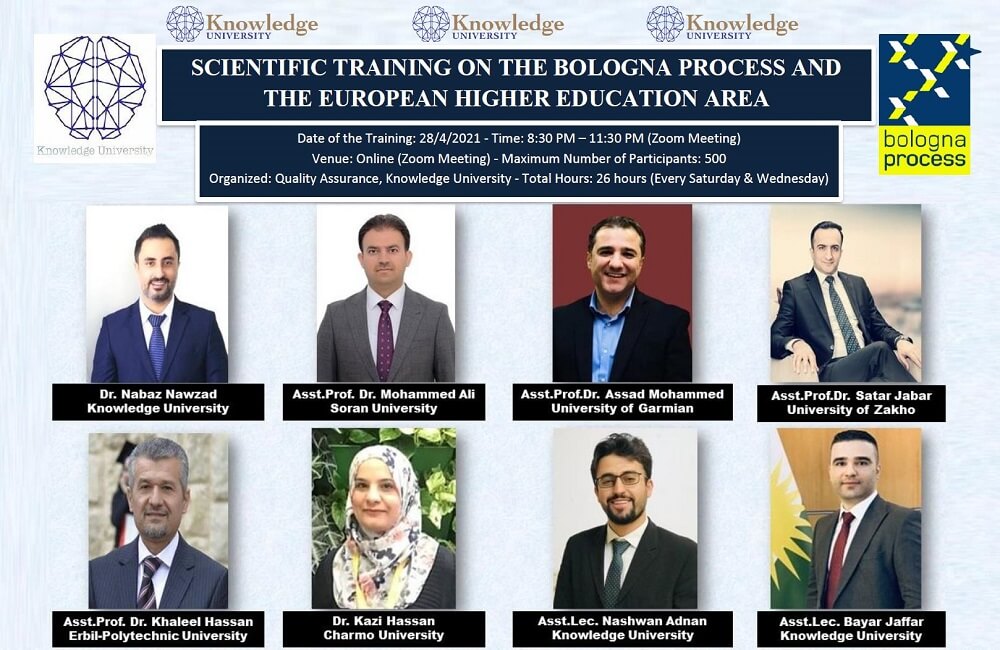 Scientific Training on the Bologna Process and the European Higher Education Area