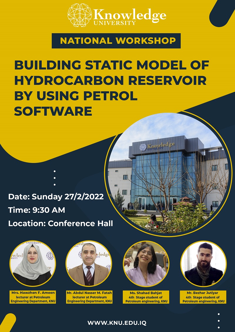 Building Statics Model of Hydrocarbon Reservoir by Using Petrel Software 