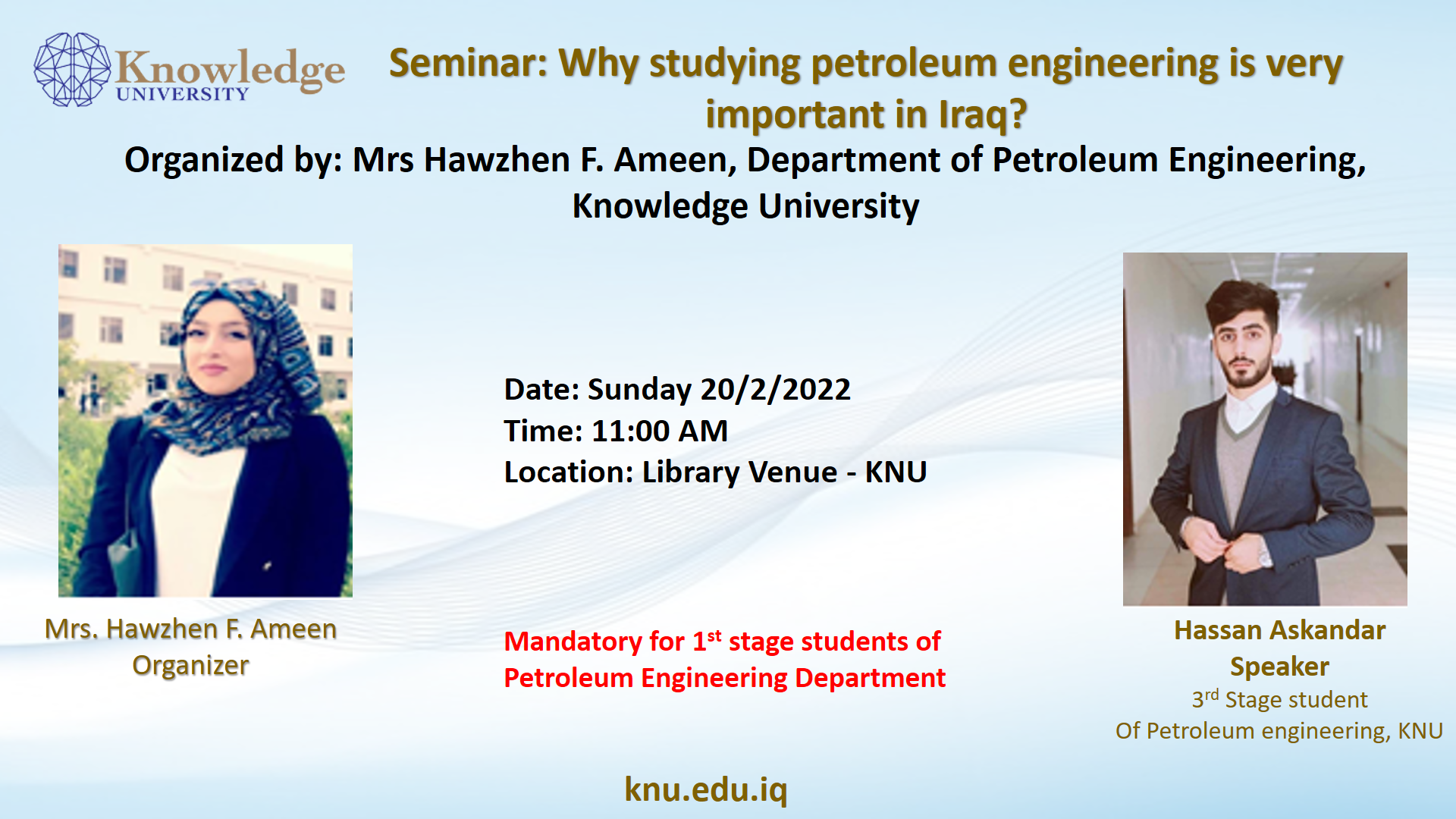 Why studying petroleum engineering is very important in Iraq?