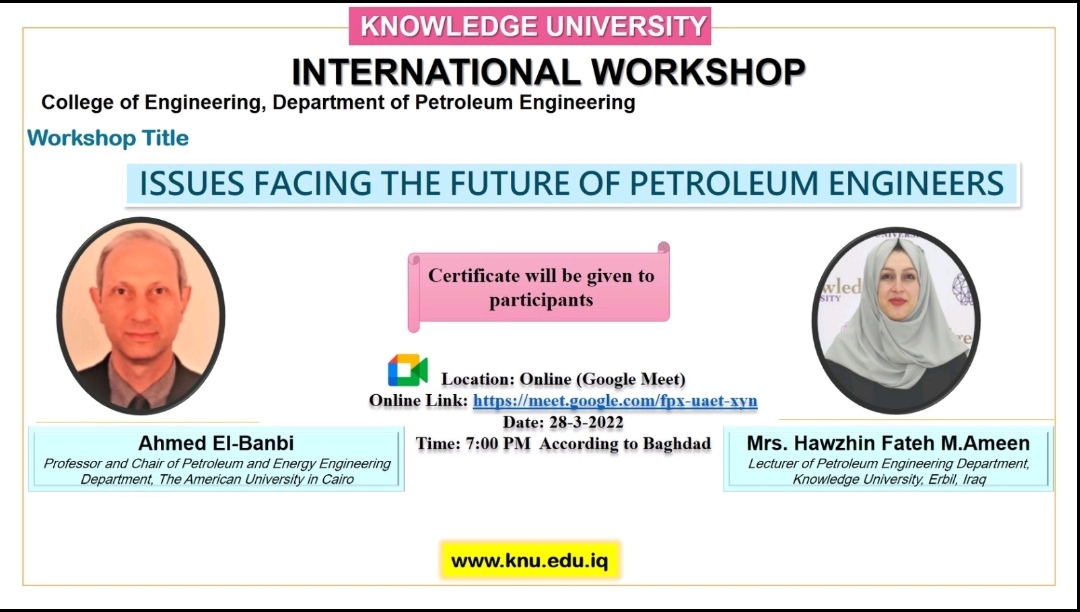Issues Facing The Future of Petroleum Engineers