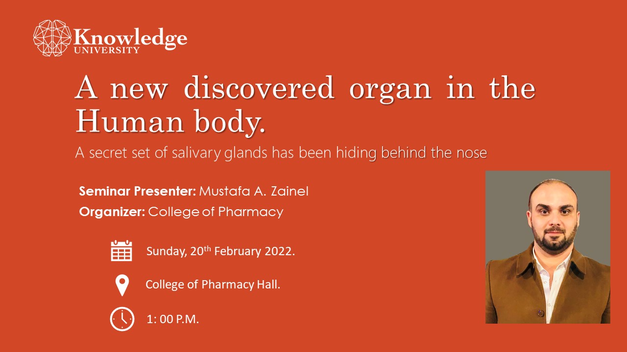 A new discovered organ in the Human body.