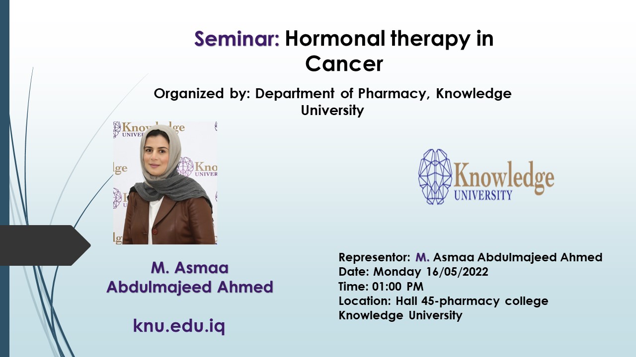 hormonal therapy in cancer