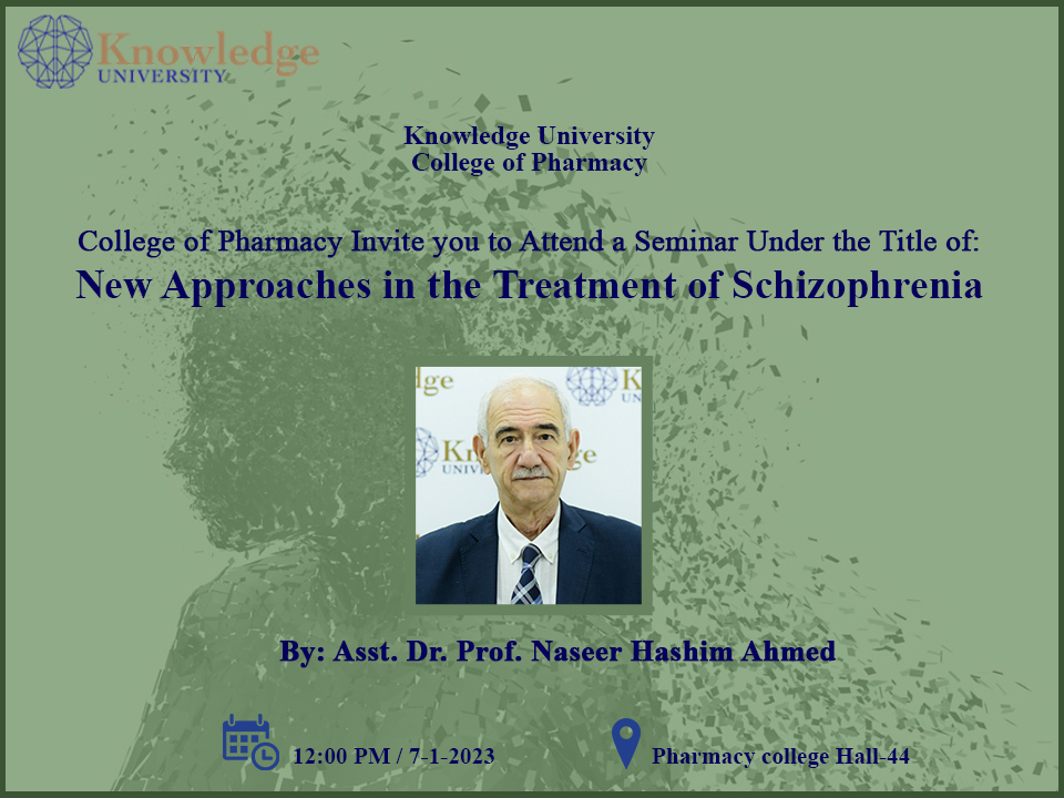 New approaches in the treatment of Schizophrenia