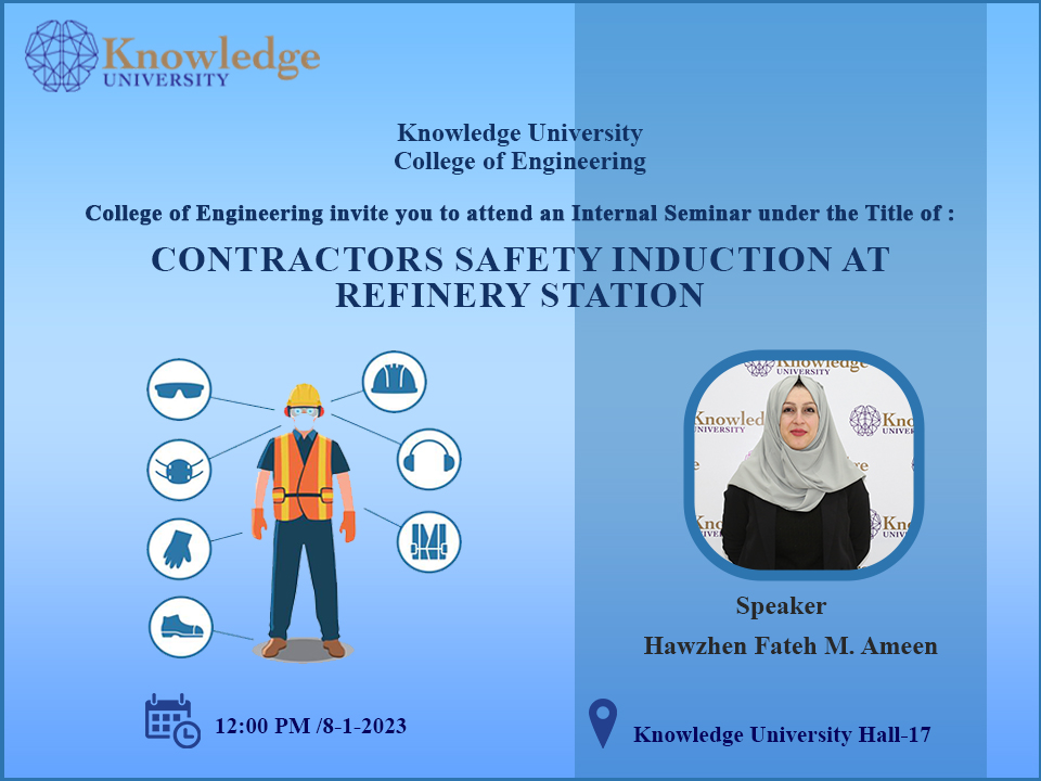 Contractors Safety Induction at Refinery Station