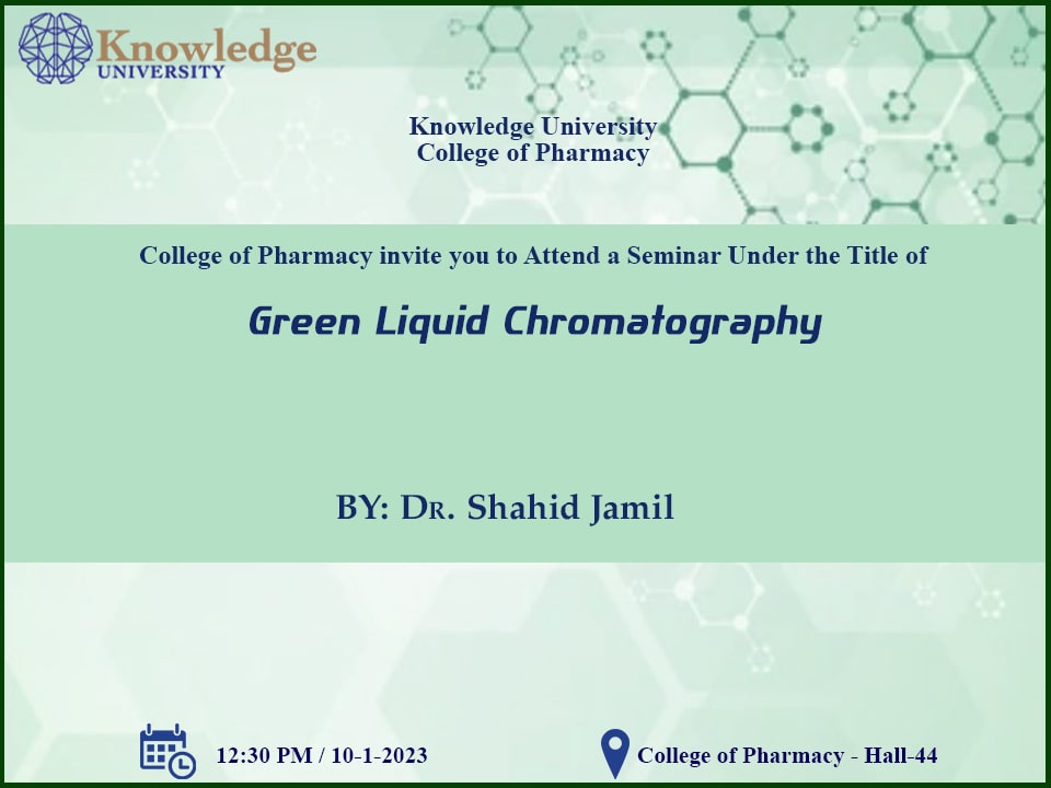 Green Liquid Chromatography