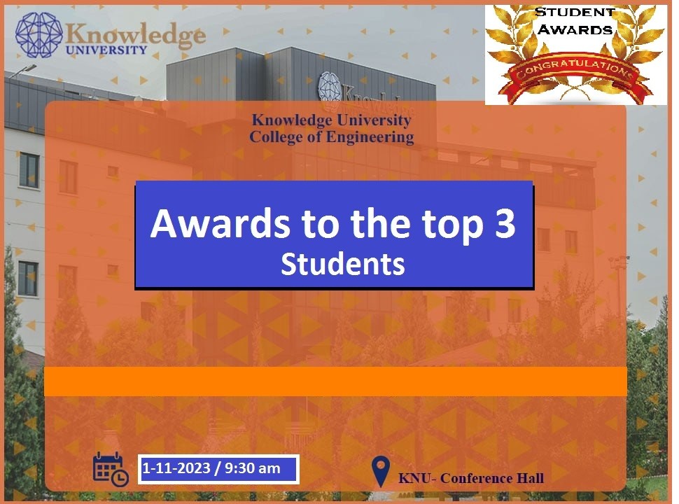 Awarding Top Ranked Students 