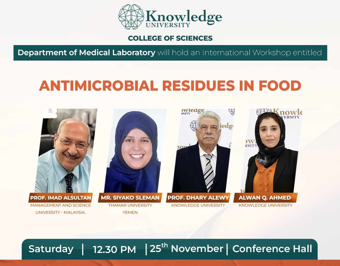 Antimicrobial residues in food