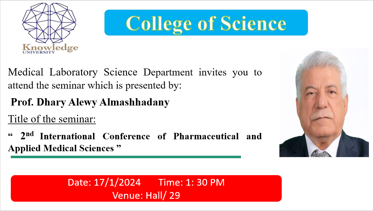 2nd international conference of pharmaceutical and applied sciences