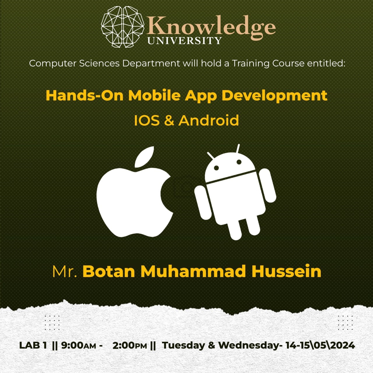 Hands-On Mobile App Development: IOS AND Android