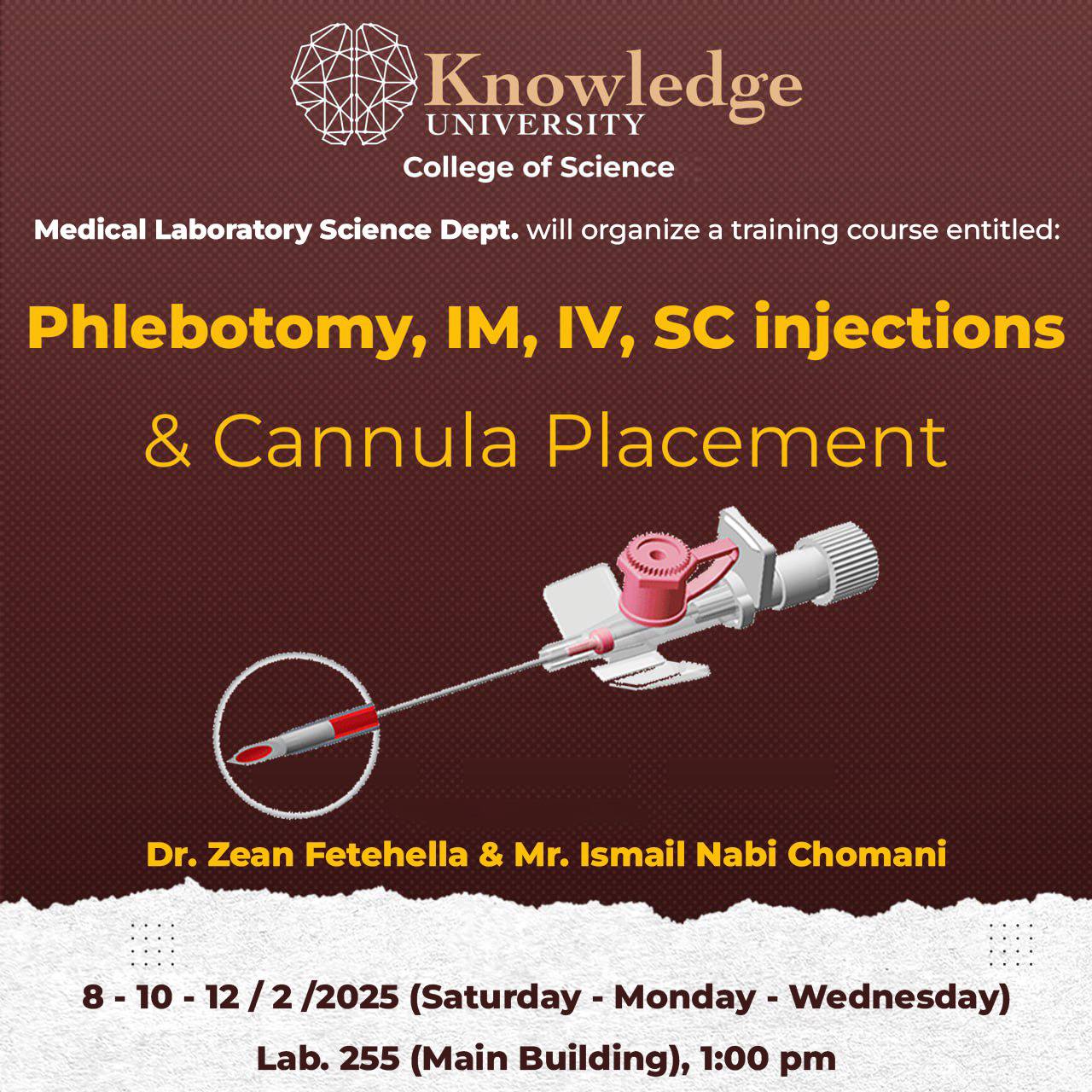 Phlebotomy and Cannula placement  