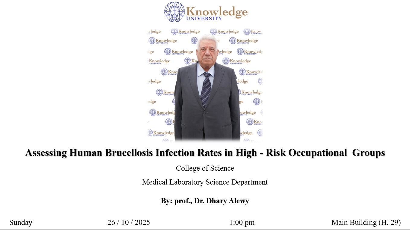Assessing Human Brucellosis Infection Rates in High - Risk Occupational  Groups