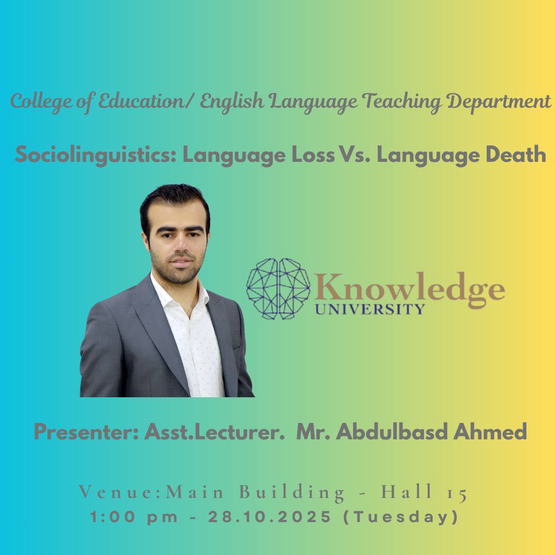 Sociolinguistic: Language Loss vs. Language Death