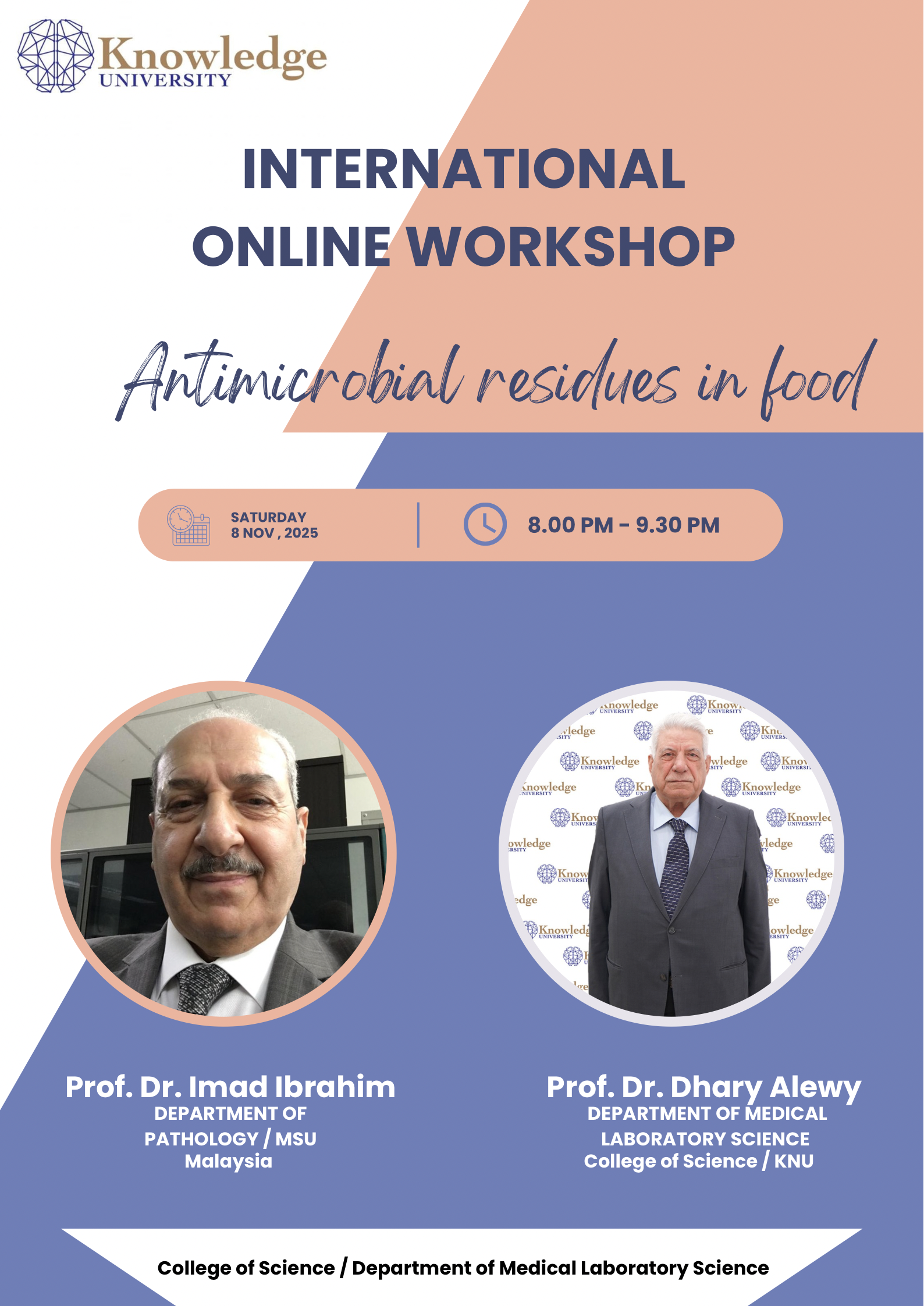 Antimicrobial residues in food