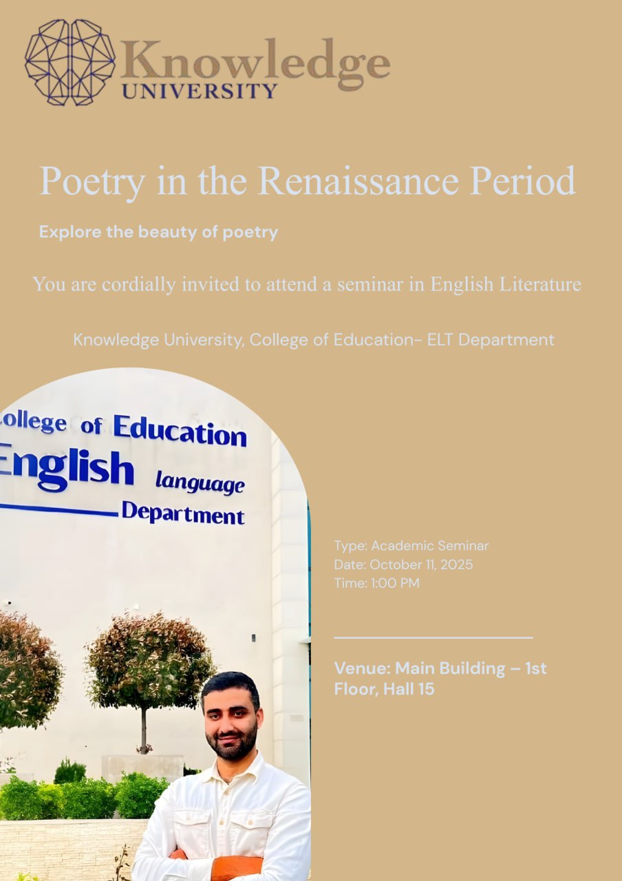 Poetry in the renaissance period