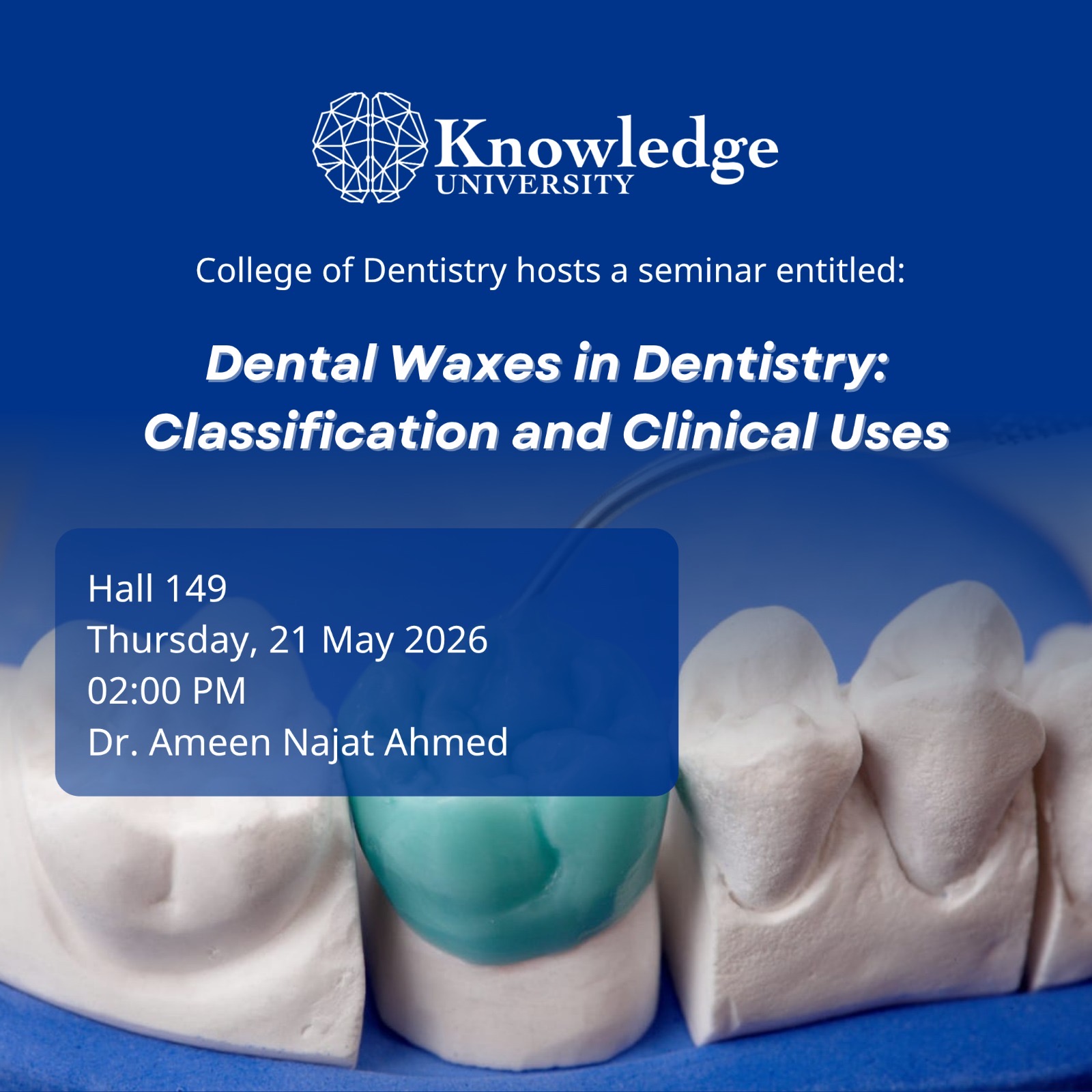 Dental Waxes in Dentistry: Classification and Clinical Uses