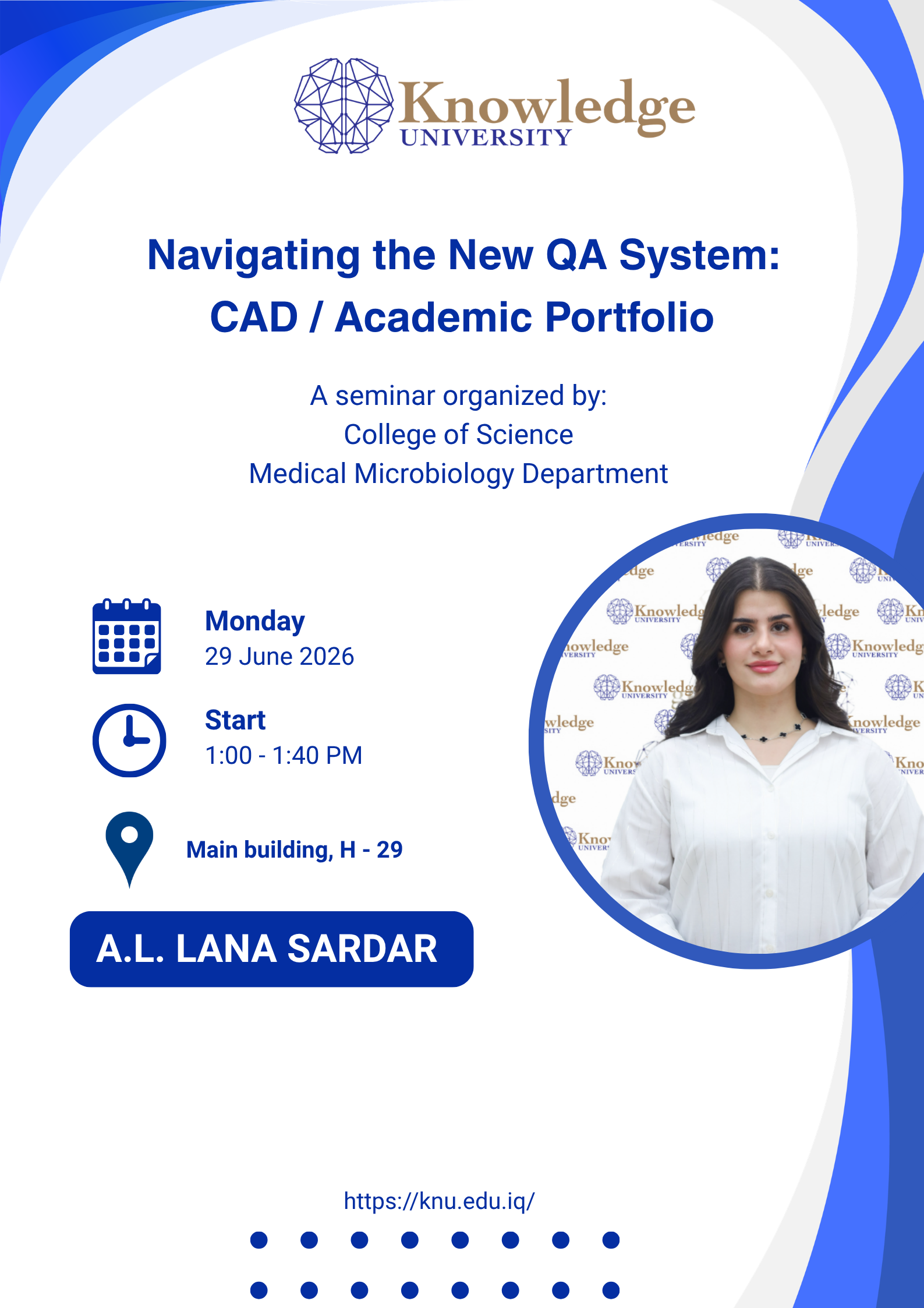 Navigating the New QA System: CAD / Academic Portfolio