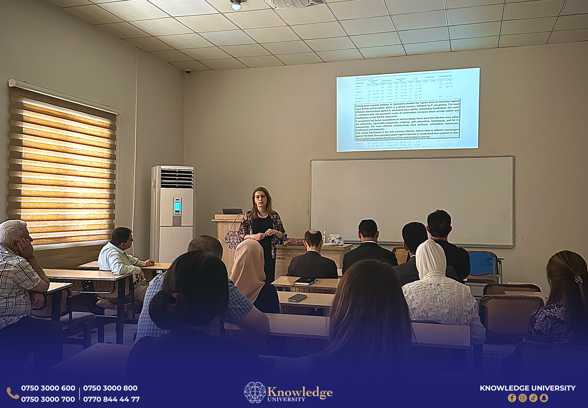 College of Science Organizes National Research Seminar on Antimicrobial Resistance in Burn Patients College of Science Organizes National Research Seminar on Antimicrobial Resistance in Burn Patients