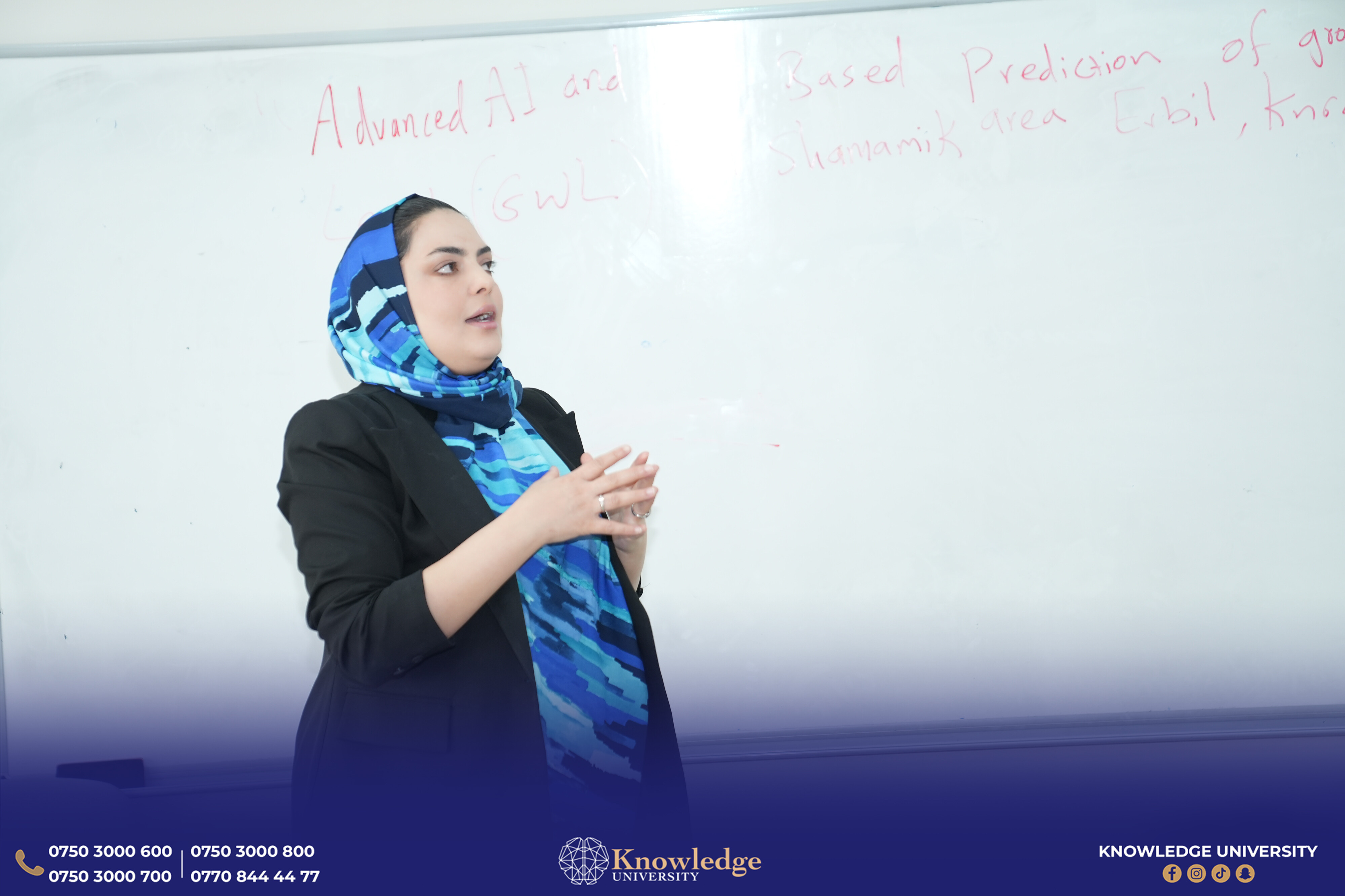 College of Engineering held a Seminar Advanced AI and Machine Learning Prediction of Groundwater Levels in the Shamamik Area College of Engineering held a Seminar Advanced AI and Machine Learning Prediction of Groundwater Levels in the Shamamik Area