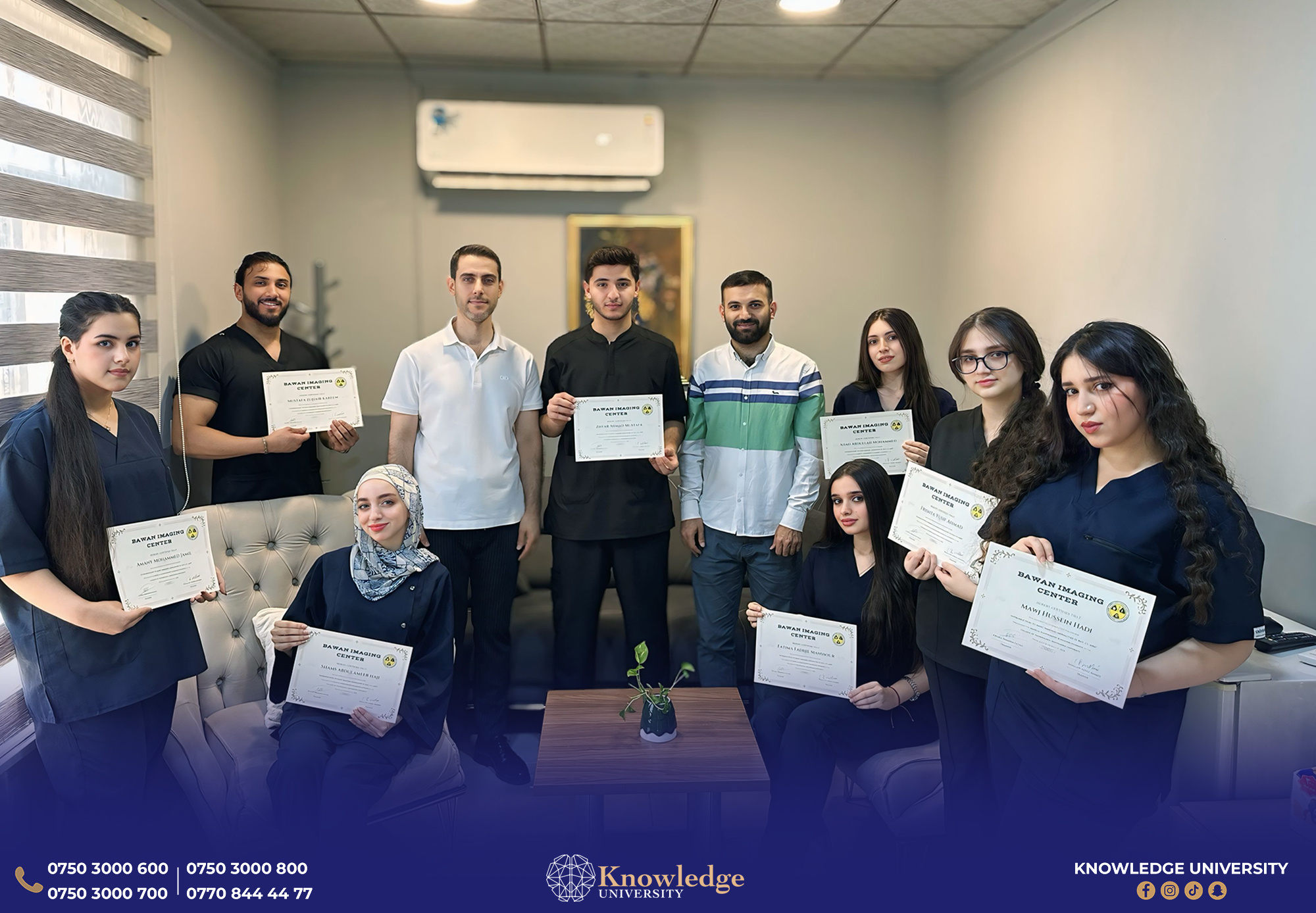 Training Course Completion and Certificate Distribution for Radiology Technology Students