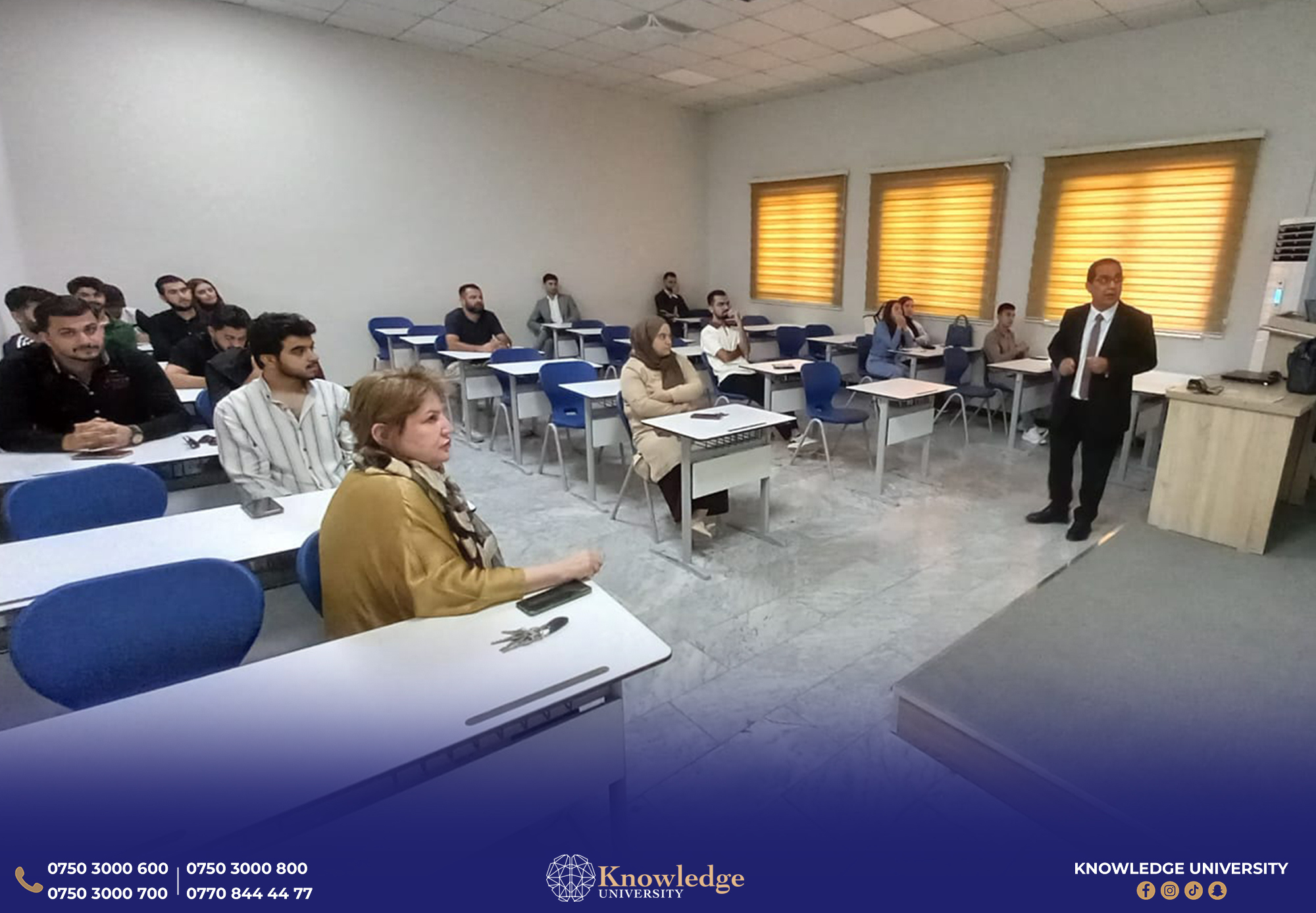 College of Administrative and Financial Sciences Held a Seminar on the Role of Artificial Intelligence in Digital Marketing