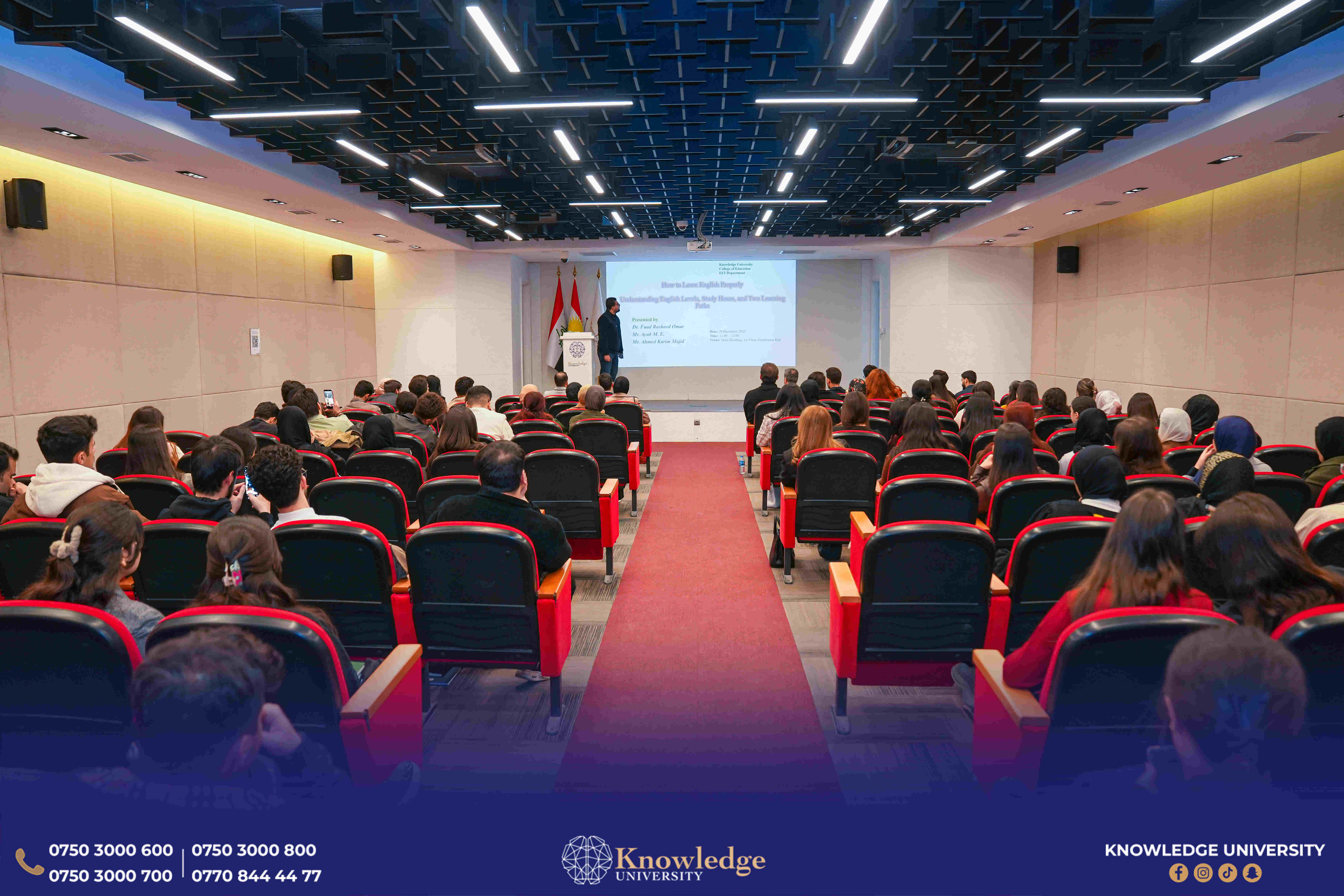 ELT Department Holds Seminar on Effective English Learning