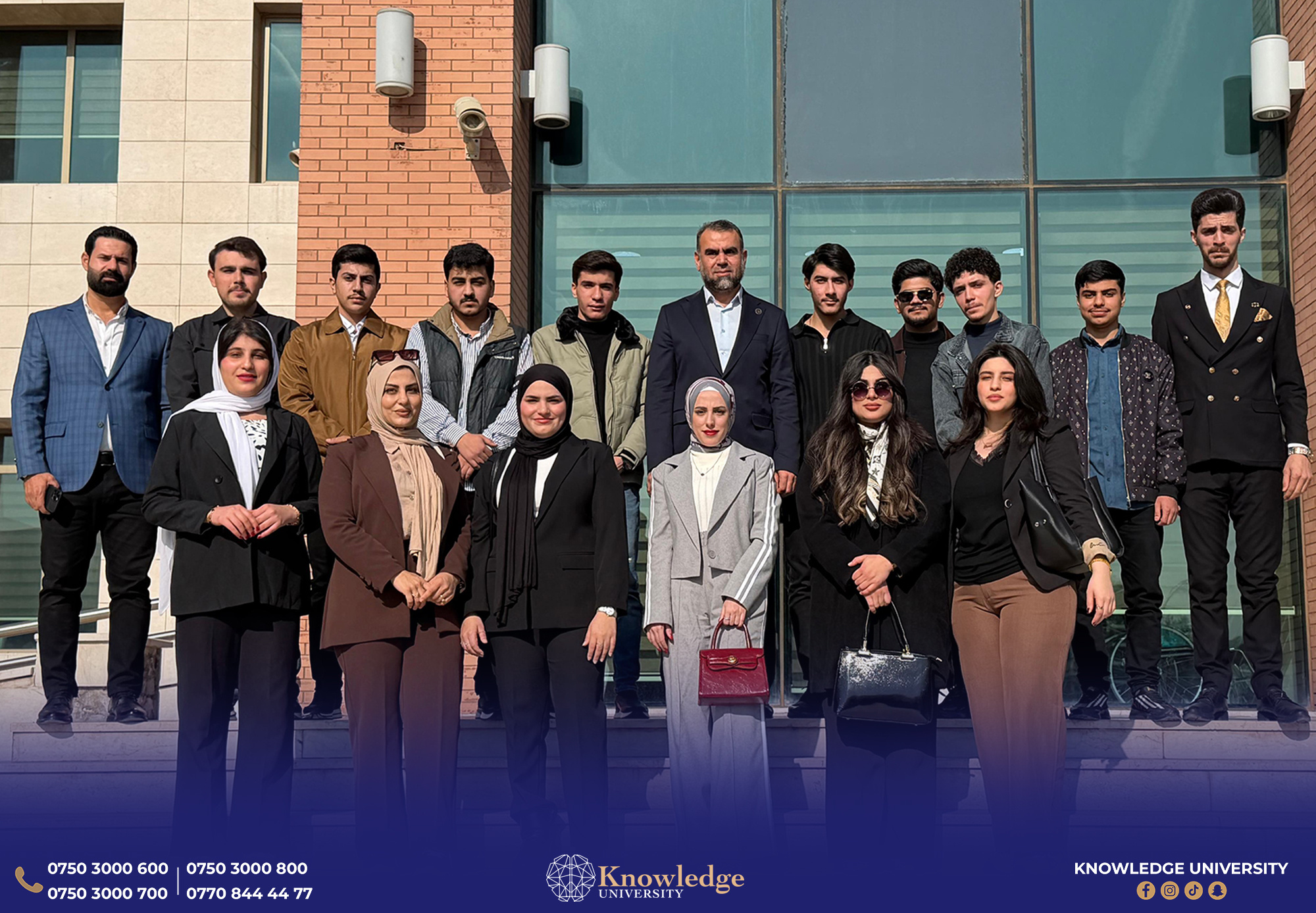 First-Stage Law Students Conduct Scientific Visit to Erbil Appeal Court