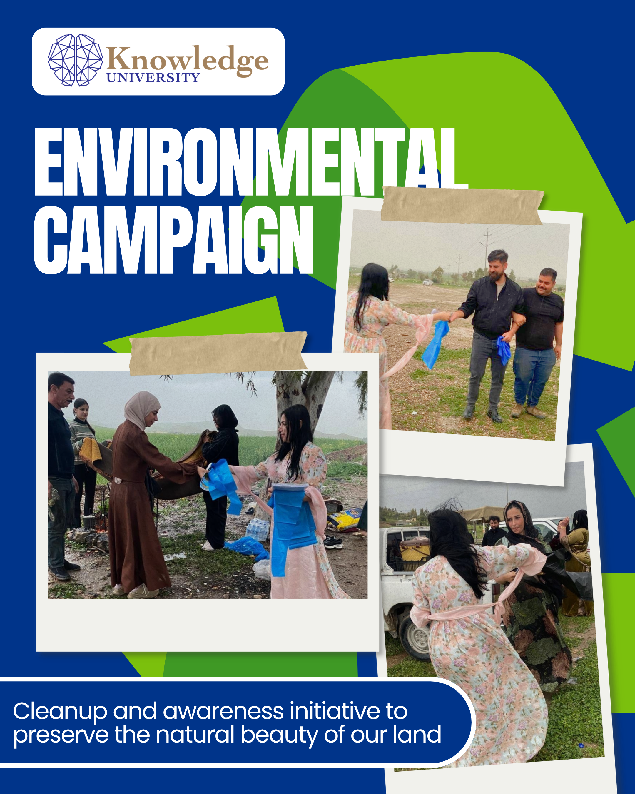 Environmental Engineering Students Launch Awareness Campaign During Newroz Holidays