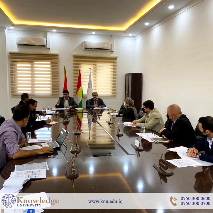 The 1st meeting of the Knowledge University Council was held for the academic year 2021-2022.