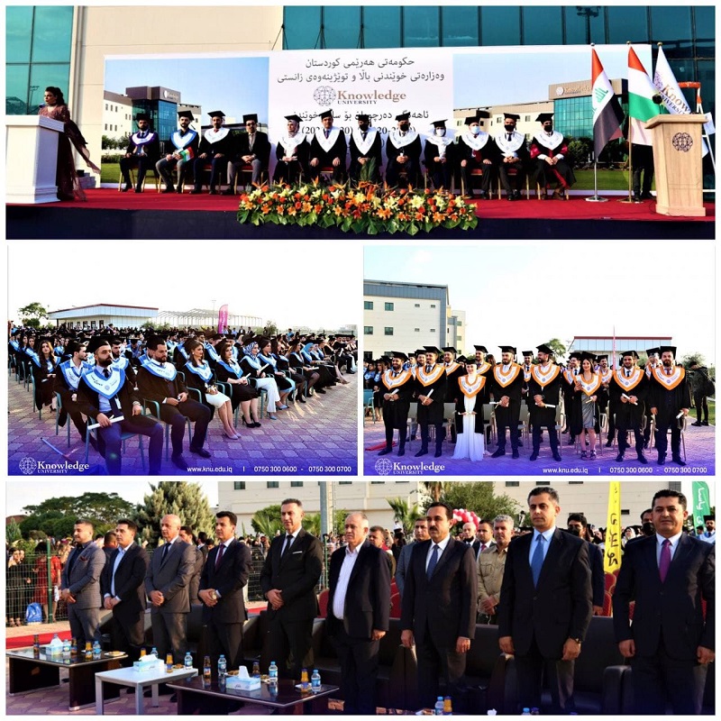 Graduation ceremony for the eighth and ninth sessions of Knowledge University for the academic years 2019-2020 and 2020-2021