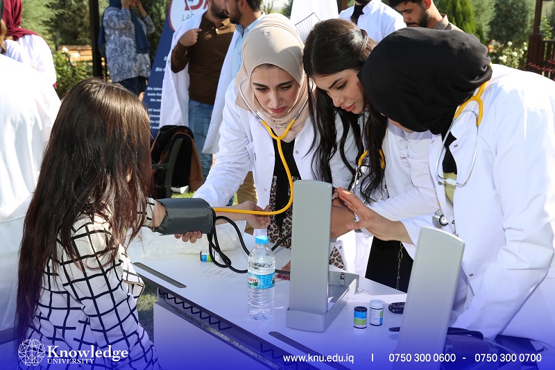 MLS students organized an activity on the International Diabetes disease day >