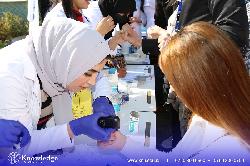 MLS students organized an activity on the International Diabetes disease day >