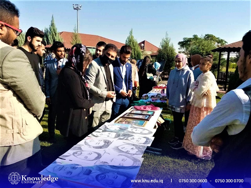 Petroleum Engineering Department in collaboration with the Erbil Reading Festival and the Seven Art team held an activity>