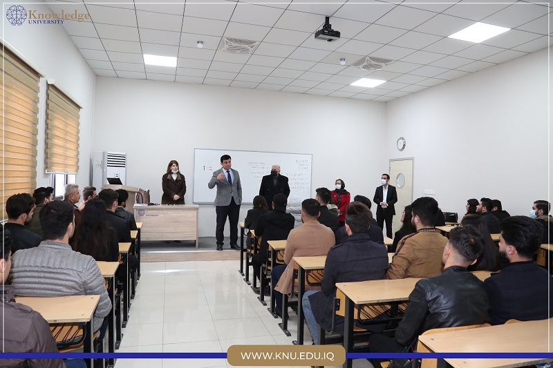 The President of KNU visited the study halls and warmly welcomed first stage students>