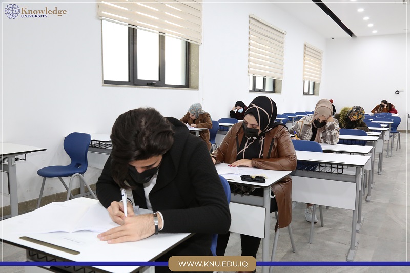 The president of Knowledge University visited the exam halls>