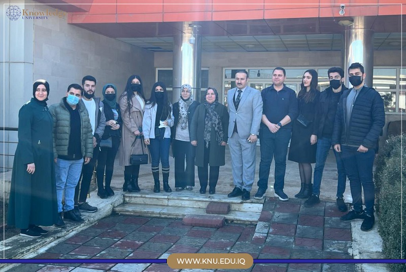 A delegation from Pharmacy College at Knowledge University visited Hiwa Institute>