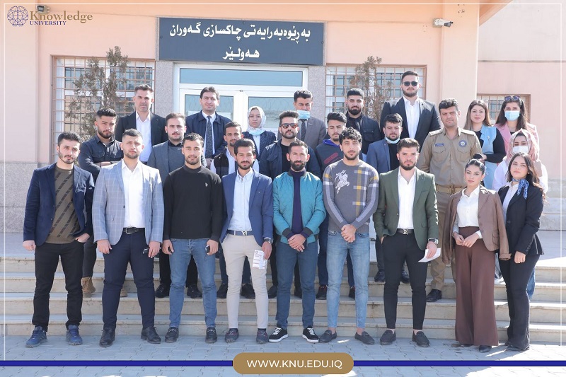 Department of Law made a scientific visit to the Directorate of Adult Reform /Erbil
