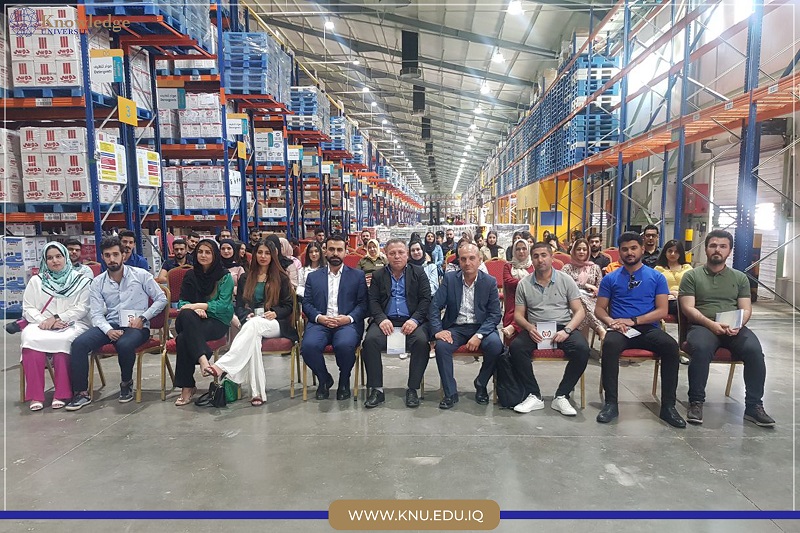 Business Administration department held a scientific visit to Logistics Mustawfy Supply Chain Unit