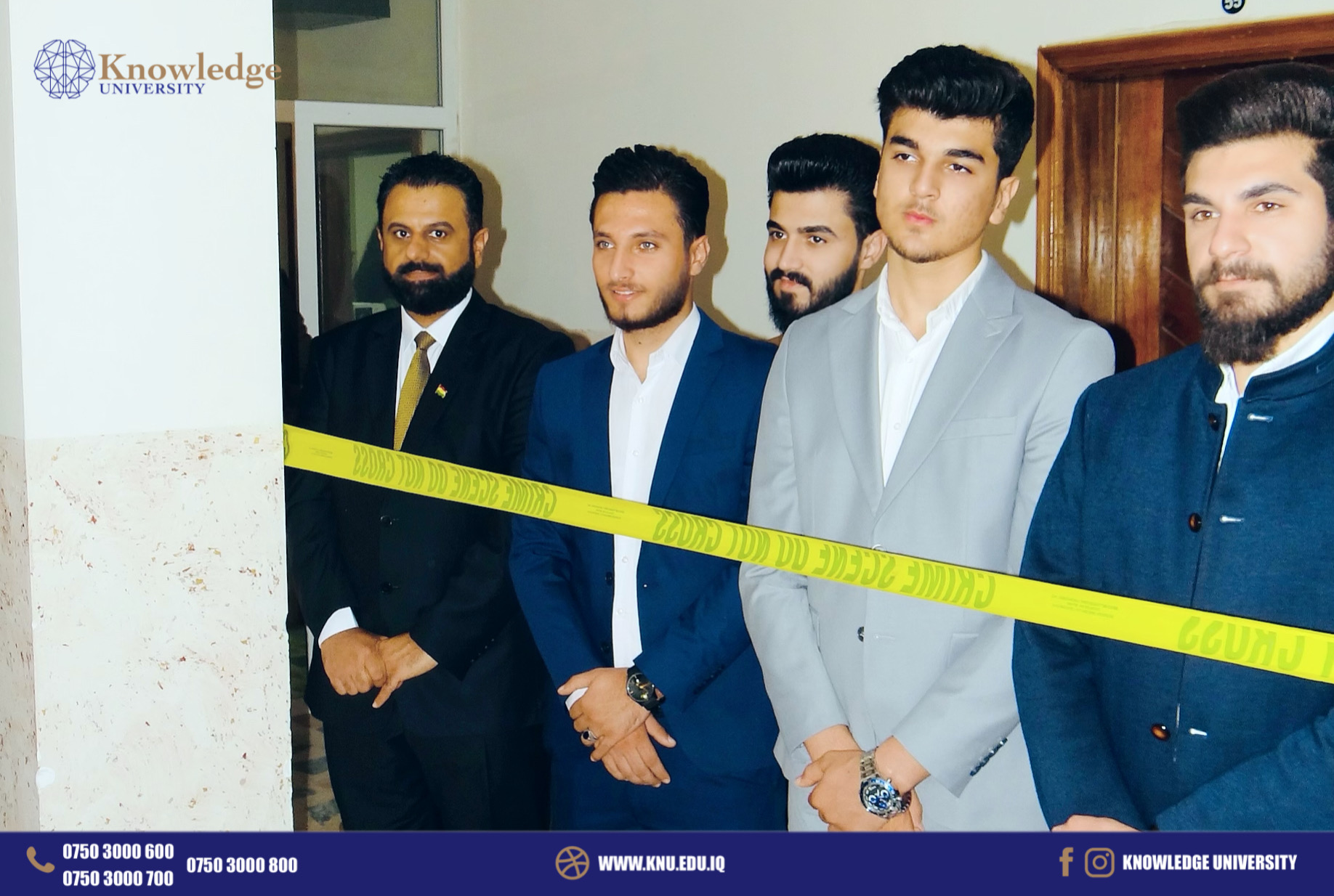 students of the Department of Law / Knowledge University, conducted a scientific trip to (KRG Criminal Investigation Directorate)>