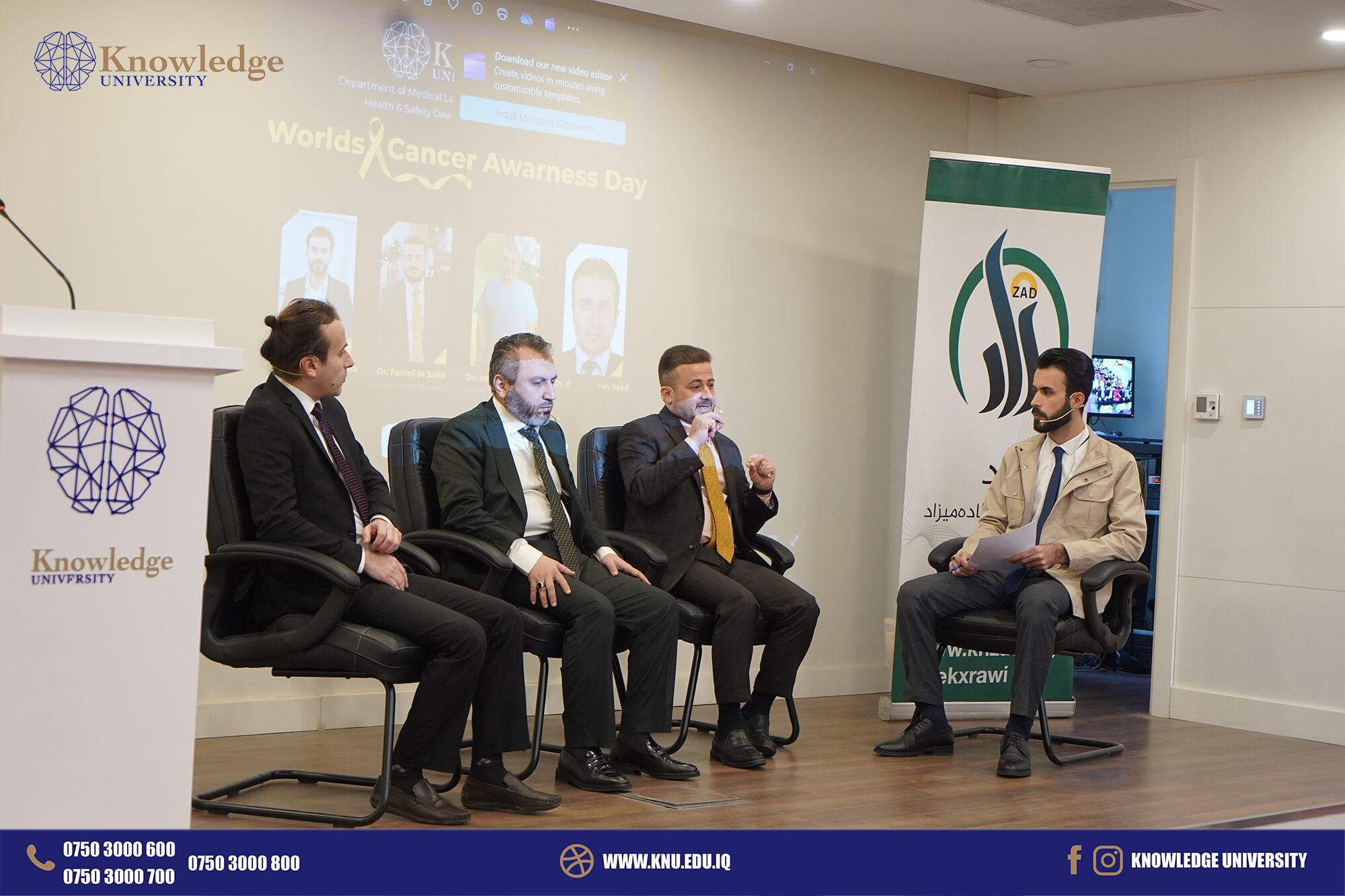 Knowledge University Hosts Scientific Panel on World Cancer Awareness Day>