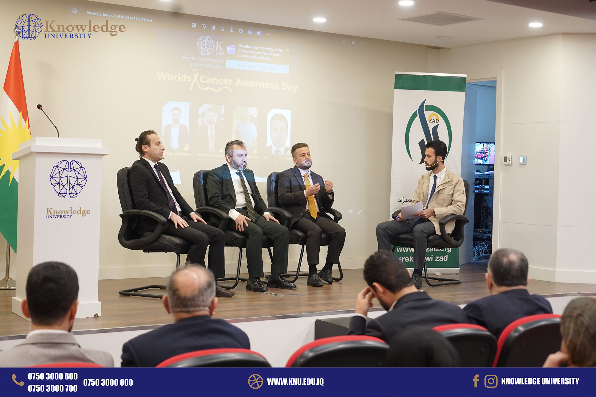 Knowledge University Hosts Scientific Panel on World Cancer Awareness Day>