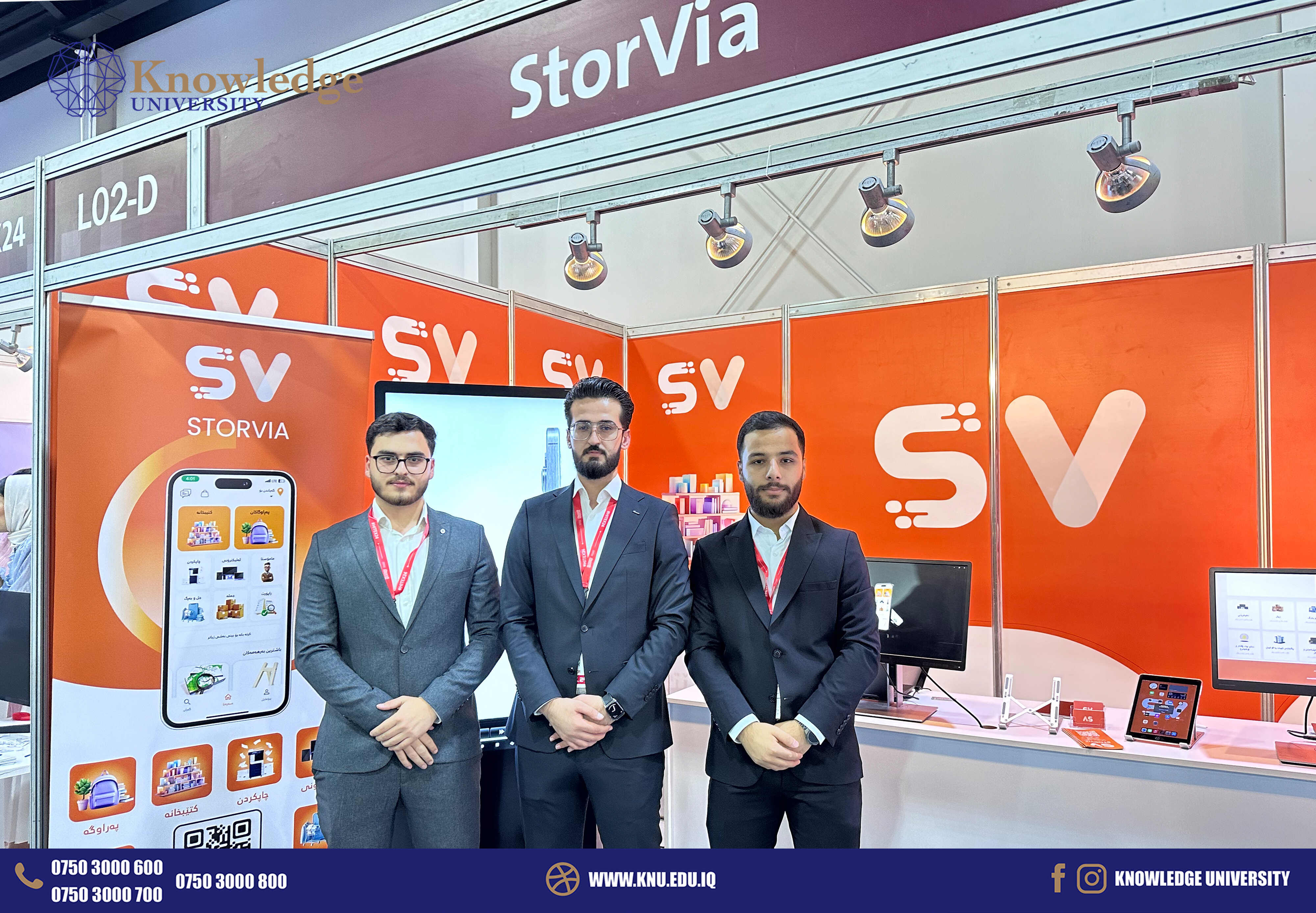 Knowledge University Students Shine at HITEX24 with Innovative Mobile App