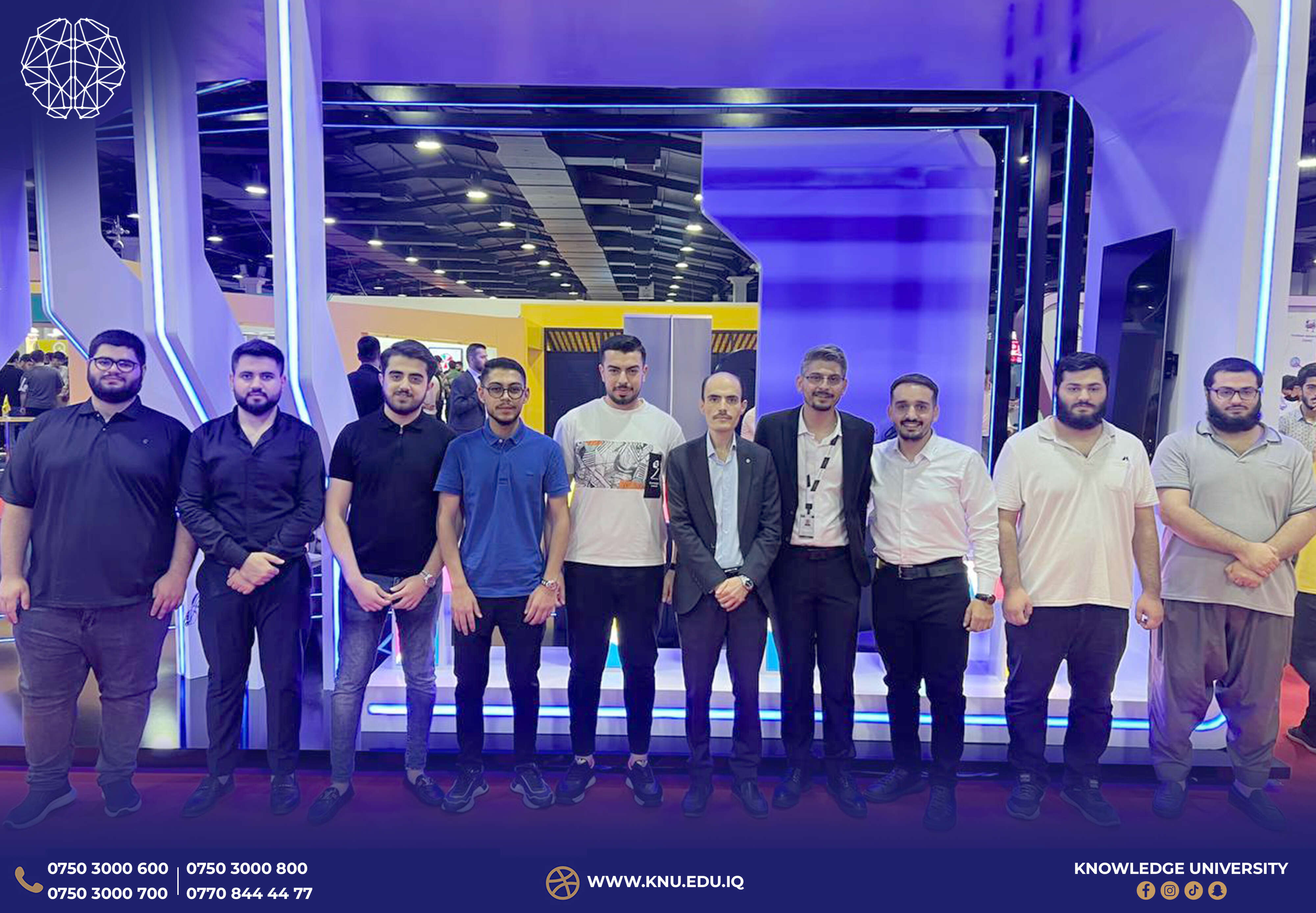 Knowledge University Head of Computer Sciences Visits HITEX24 Exhibition to Support Student Innovation