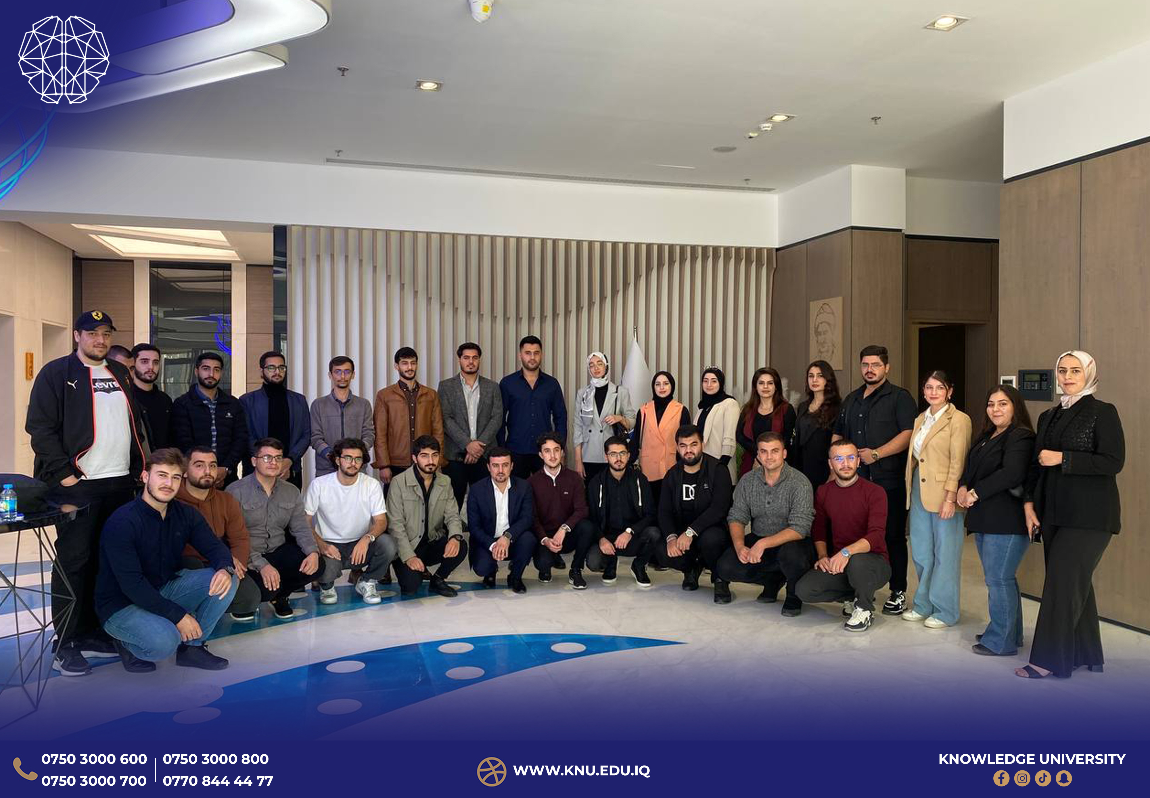 Computer Engineering Students Visit Korek Telecom for Industry Insight