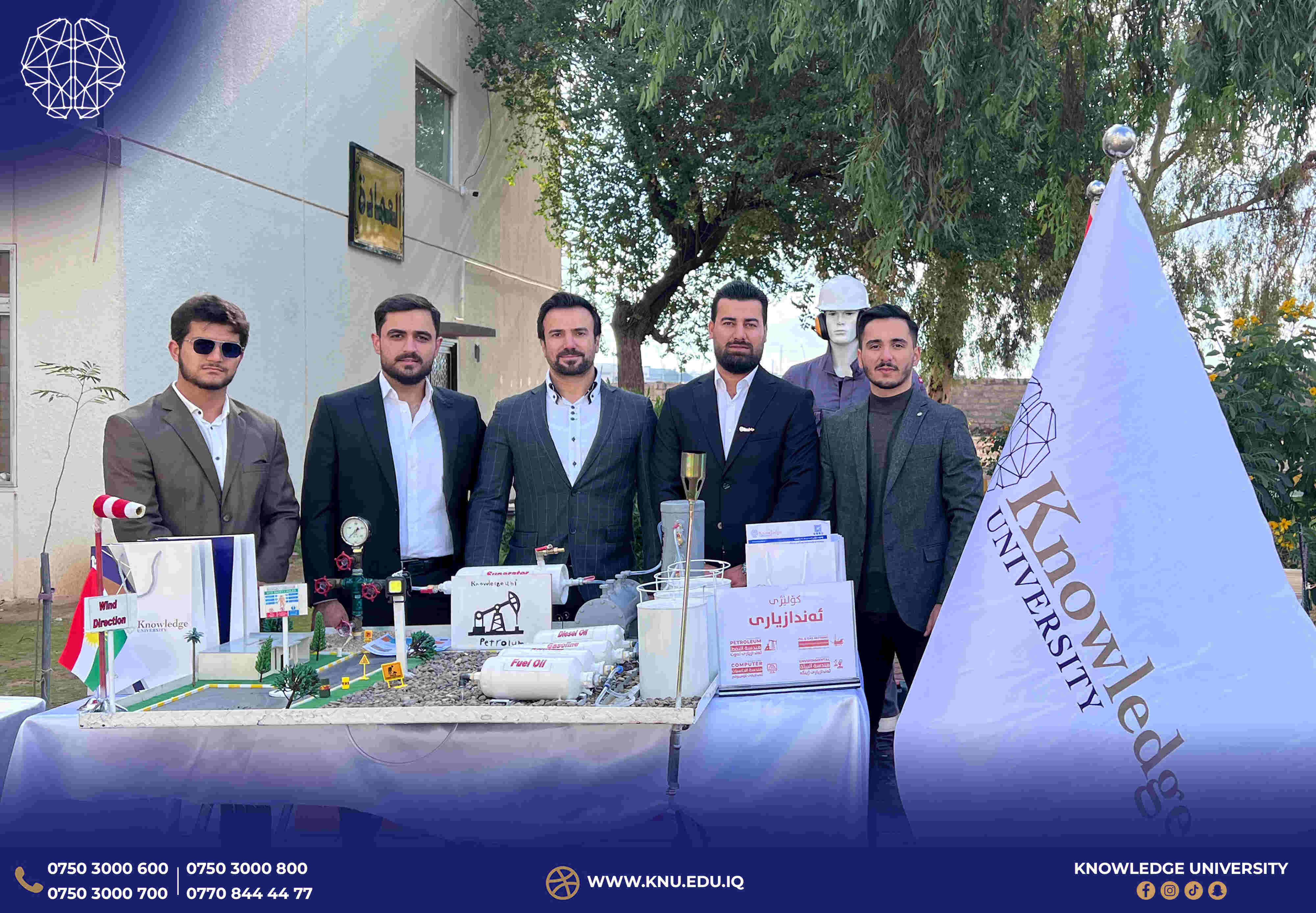 Petroleum Engineering Students Showcase Innovative \"Oil Separation Model\" at Kirkuk Exhibition