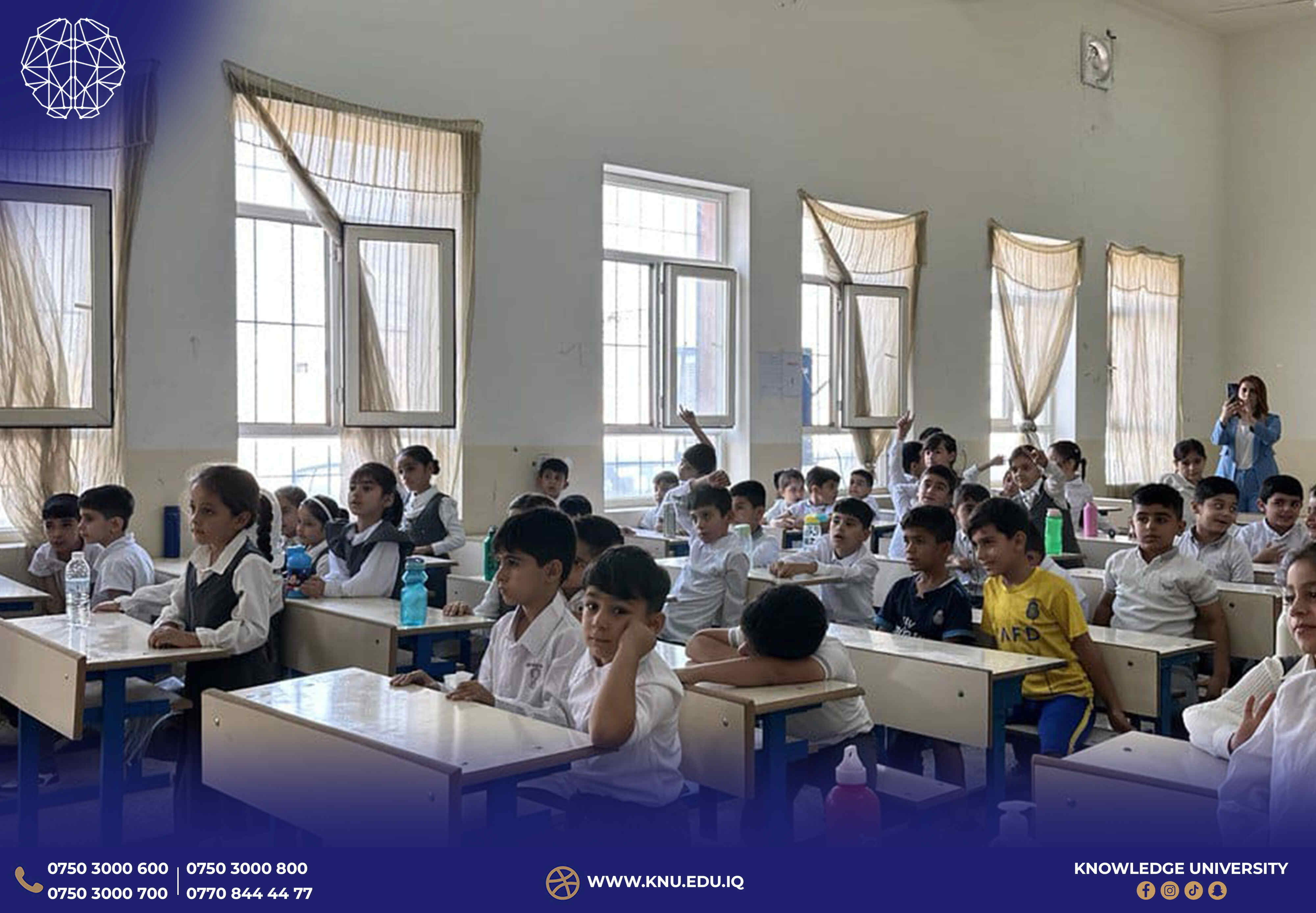 Medical Laboratory Sciences Staff Visit Peshmerga Mixed School for World Hand Washing Day