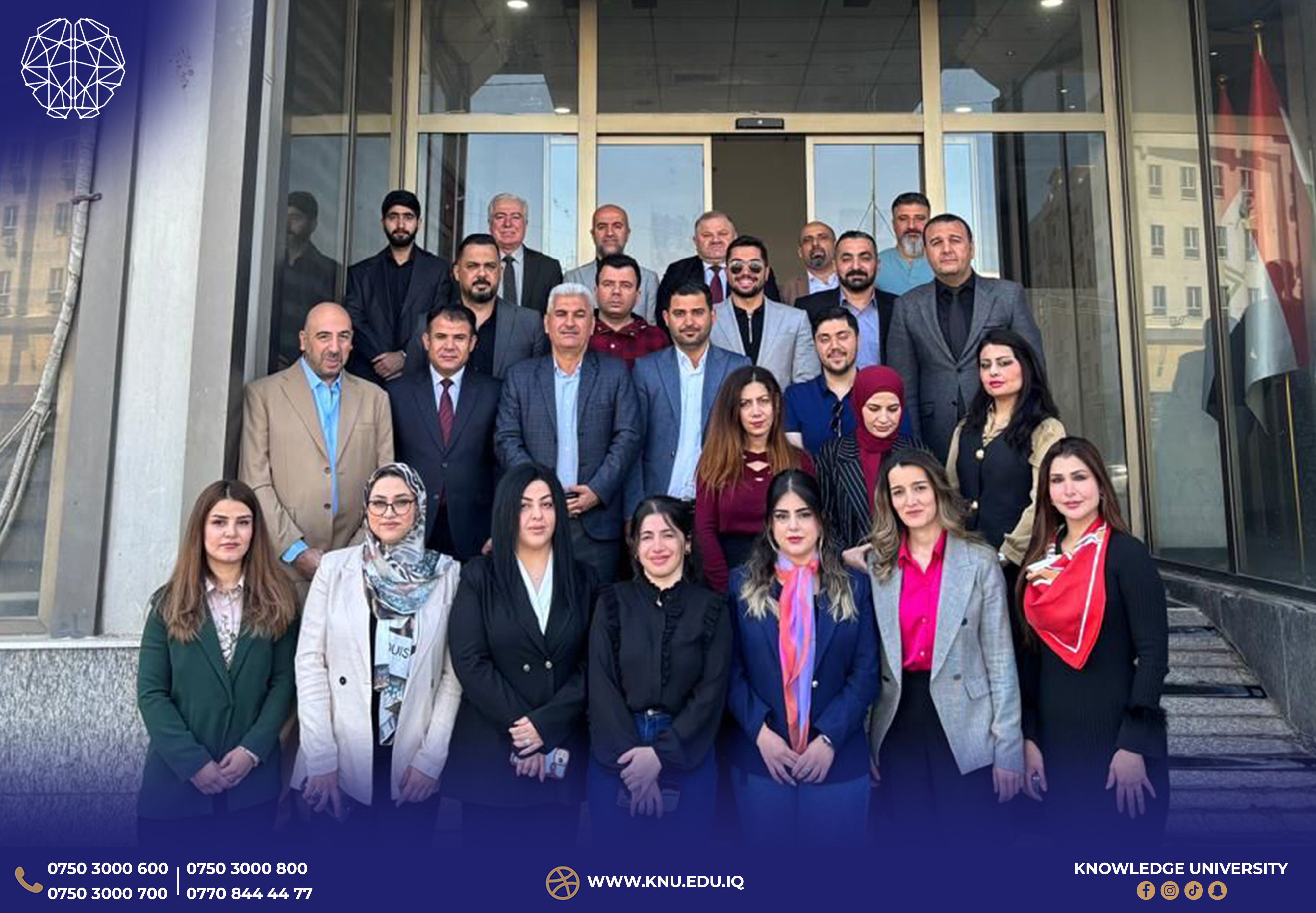 Knowledge University Student Presents at Seminar on Environmental Governance and Plastic Pollution